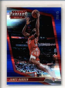 JAMES HARDEN 2018/19 PANINI THREADS #76 BLUE PREMIUM #29/75 AK9266 - Picture 1 of 1