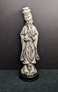 Estatuilla de cerámica asiática vintage de 13" de alto - Imagen 1 de 7