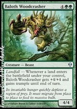 4x Baloth woodcrasher // NM // Zendikar // Engl. // Magic the Gathering
