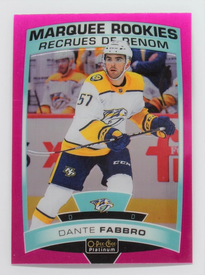 2019-20 O-Pee-Chee Platinum Matte Pink Cards - Pick Your Card - Image 1 of 1