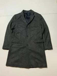 $450 J. Crew Ludlow Wool Cashmere Long Charcoal Grey Overcoat Coat Sz. 42L - Picture 1 of 12