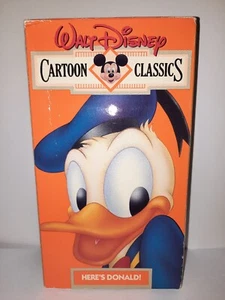 Walt Disney Cartoon Classics - V. 2- Heres Donald (VHS, 1991) Disney,Donald Duck - Picture 1 of 5