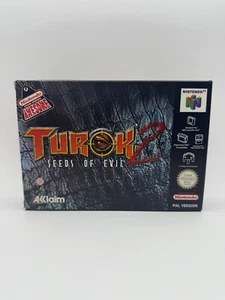 Turok 2 Seeds of Evil **Nintendo N64 confezione originale come nuova da collezione - Foto 1 di 11
