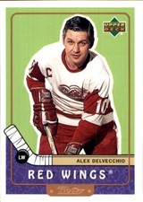 1999-00 Upper Deck Retro #89 Alex Delvecchio DETROIT RED WINGS