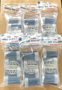 NEW 24 Whitman 9167 Small Size Dollar Plastic Coin Tubes (6 Packs) NEW - Picture 1 of 1