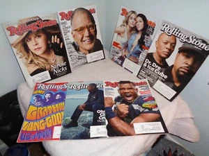 7 ROLLING STONE Magazine Lot 2015 - Imagen 1 de 1