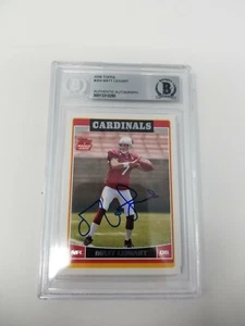 Matt Leinart Signed 2006 Topps ROOKIE Card #354 BAS Slabbed Auto Signed  - Picture 1 of 1