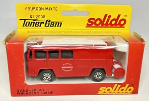 Solido 1/50th Scale #2008 Toner Gam Fourgon Mixte Fire Truck - Picture 1 of 5