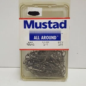 Mustad Schnabelhaken 92641 Baithalter Größe 1/0 100 Stück - Bild 1 von 4