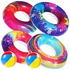 6 pièces grands tubes flotteurs de piscine - flotteurs de piscine, bagues de natation gonflables flotteur de piscine, 