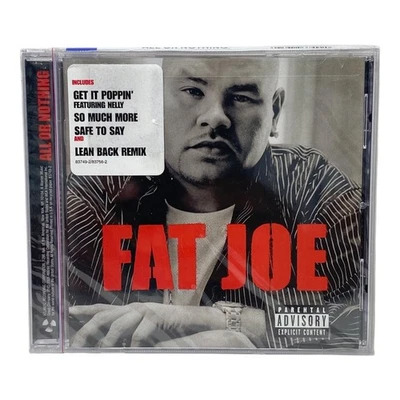 Fat Joe All or Nothing CD Lean Back Remix Hip Hop Music Factory Sealed Foto 1 de 3