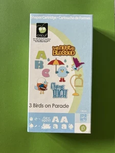 Cricut Cartridge 2000374 3 Birds on Parade Font Provo Craft - Picture 1 of 4