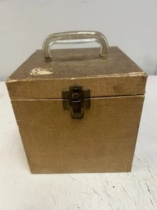 PLATTER-PAK 45 RPM RECORD CARRYING CASE WITH 50 CLASSIC ROCK RECORDS VG - Picture 1 of 2