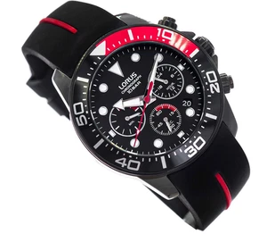 Orologio da Polso per Uomo Lorus RT347JX9 Sports in Acciaio Cronografo wt: 100mt - Foto 1 di 5