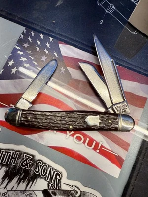 Emblema insignia Camillus 67 Nueva York EE. UU. Whittler 3 hojas 1969-76  Foto 1 de 4