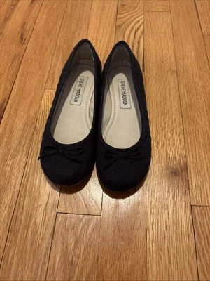 Детские черные балетки с петлями Steve Madden размер 1,5  - Изображение 1 из 3