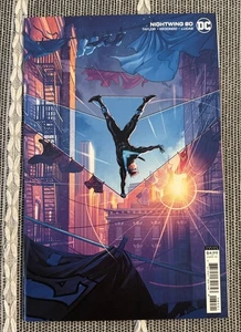 Cubierta de cartulina Nightwing #80 Jamal Campbell (DC Comics julio 2021) difícil de encontrar casi nueva 🔥 - Imagen 1 de 10