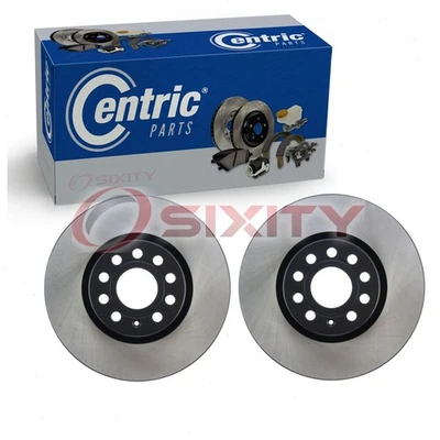 2 peças rotores de freio a disco dianteiro central para 2006-2022 Audi A3 pneu de freio NY - Imagem 1 de 4