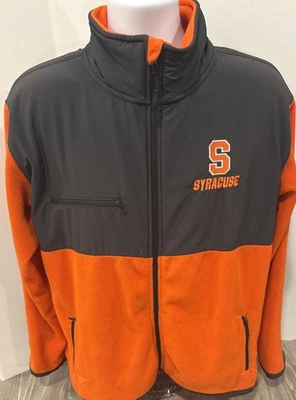 NCAA Syracuse Orange Vintage Colosseum Zip Up Jacket, Men’s Large - Image 1 of 4