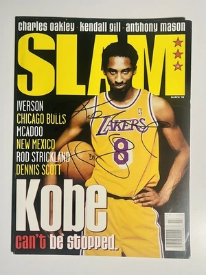 Kobe Bryant 🔥Autographed🔥 1998 SLAM Magazine #24 Lakers Cover - 🔥RARE🔥 POP 1 - Image 1 of 3