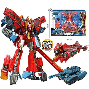 Robot Action Figure 2-in-1 Model Transformable Toy for Collectors - Picture 1 of 11