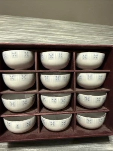 Porzellan Kung Fu Gongfu Teetassen 12er Set Neu im Karton - Bild 1 von 4