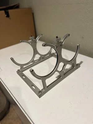 Speedmaster Nitrous Bottle Bracket, Dual Bottle Bracket, Billet 10lb - Image 1 of 4