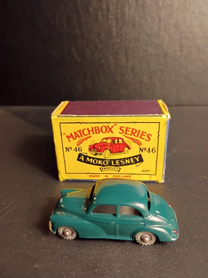 Matchbox #46A Morris Minor 1000 1958 VN/Mint In Solid Original B2 Box - Image 1 of 4