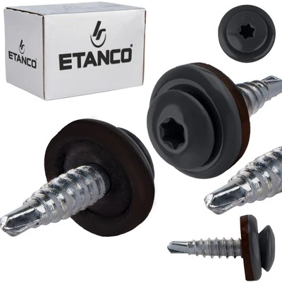 Bauernschrauben GTF02P Panhead 4,8x20mm RAL 7016 - Bild 1 von 4