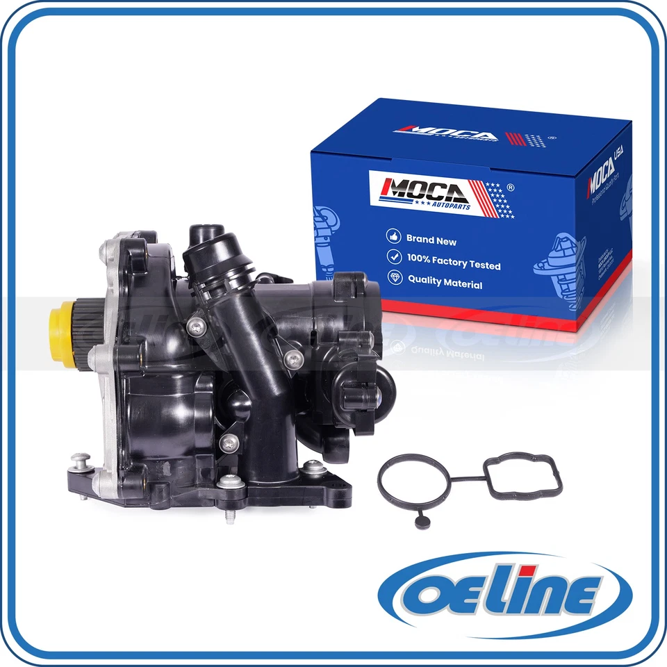 Conjunto de carcasa de termostato para 12-17 Audi TT A3 A4 A5 Q3 VW Beetle 2.0L L4 DOHC Foto 1 de 4