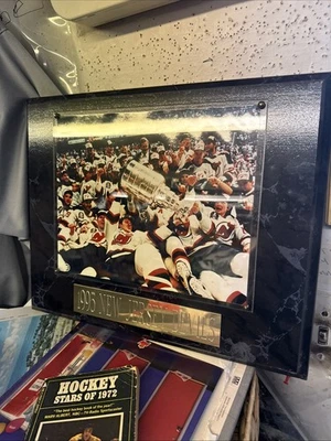 Placa del Campeonato New Jersey Devils 1995 30 aniversario. Foto 1 de 3