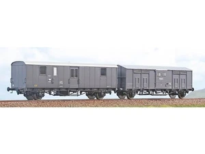 ACME 55351 H0 Set 2 postali FS: UM 7019 e UFF 9051, livrea grigio ardesia - Imagen 1 de 1