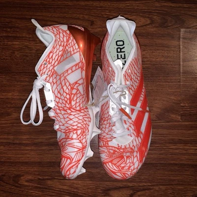 Мужские футбольные бутсы Adidas Adizero Electric размер 9 цвет змеиной кожи оранжевый, IH8570 - Изображение 1 из 4