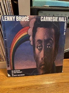 LENNY BRUCE Carnegie Hall UNITED ARTISTS 3XLP Mono Tri-fold - Picture 1 of 3