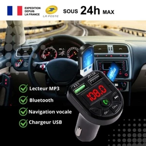 Transmetteur FM Bluetooth 5.0 Adaptateur MP3 Kit voiture Chargeur USB 3.1A TF/U - Bild 1 von 7