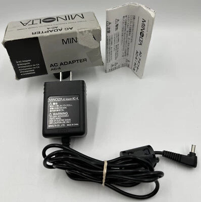Minolta AC-4 AC Adapter For Minolta Dimage X Cameras - Image 1 of 4