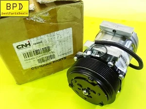 Genuine CNH CASE 8144 Type 24V AC Compressor REMAN OEM 8500795R - Picture 1 of 7