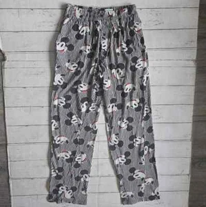 Disney Mickey Mouse Striped Pajama Pants Size Small - Picture 1 of 7