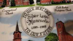 Catholic Churches Ceramic 9" Silver Lake Minnesota Religious Sunday Communion - Picture 1 of 20