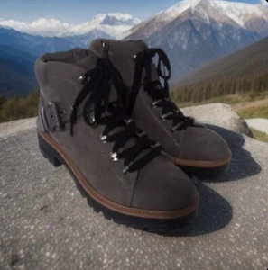 Indigo Rd Women's US Size 8 Irbis Color Brown, Side Buckle/Lace Brand New.  - Picture 1 of 21