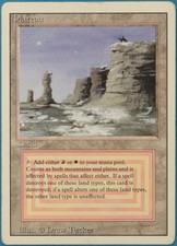 Plateau Revised HEAVILY PLD Land Rare MAGIC GATHERING CARD (ID# 210053) ABUGames