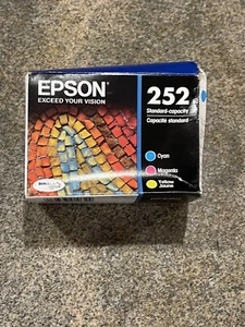 Epson 252 Standard-capacity Color Combo Pack - Cyan, Magenta,Yellow Exp. 07-2023 - Picture 1 of 4