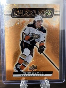 2023-24 Upper Deck Series 1 Orange Dazzlers #DZ-7 - Trevor Zegras