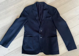 Massimo Dutti Sakko Jacket Anzug Jacke Herrenblazer - Gr. 48 - Baumwolle - blau - Bild 1 von 16