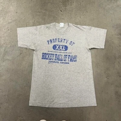 Camiseta vintage años 90 hockey salón de la fama Foto 1 de 4