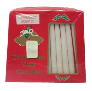 Velas de árbol de Navidad vintage selladas con aroma a menta NOS - Imagen 1 de 8