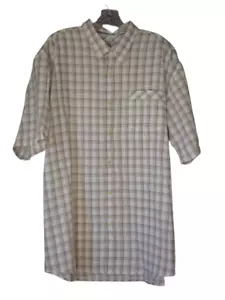 Honolua Surf Co Kurzarm Hawaiihemd grün schwarz creme kariert Herren XXL - Bild 1 von 10