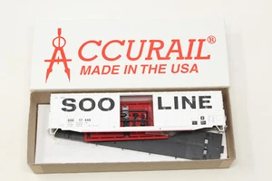 HO Accurail Soo Line Historical Society 50' 7-Post Box Car SOO 17444 White Kit - Picture 1 of 7