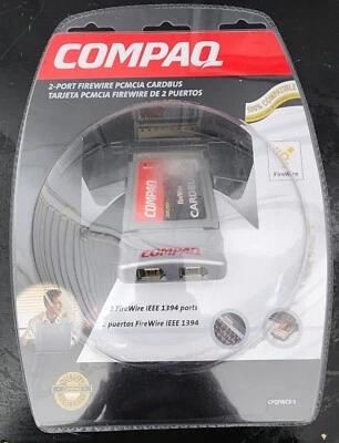 Compaq 2-Port FireWire PCMCIA Cardbus Hot Swappable Plug And Play - Image 1 of 2