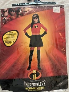 Incredibles 2, Toddler Girls Halloween Costume Size Toddler 3-4 Yrs - Picture 1 of 8